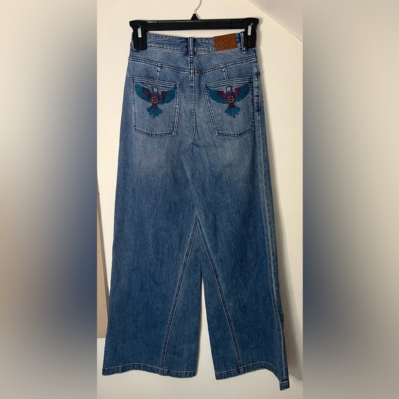 Johnny Was Denim - JOHNNY WAS THE WIDE LEG - SISA Embroidered Jeans in Size 25 NWT